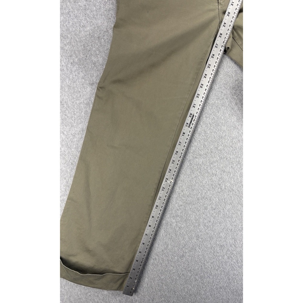 Vintage Old Navy Chino Pants Womens 8 Short Khaki Stretch Low Waist Preppy Y2K - Picture 12 of 12